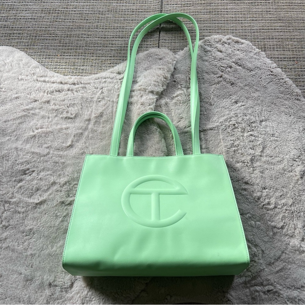 Telfar Mint Green Shopping Bag